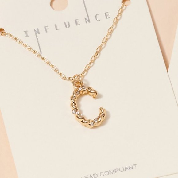Brinisity Jewelry - LETTER "C" NECKLACE